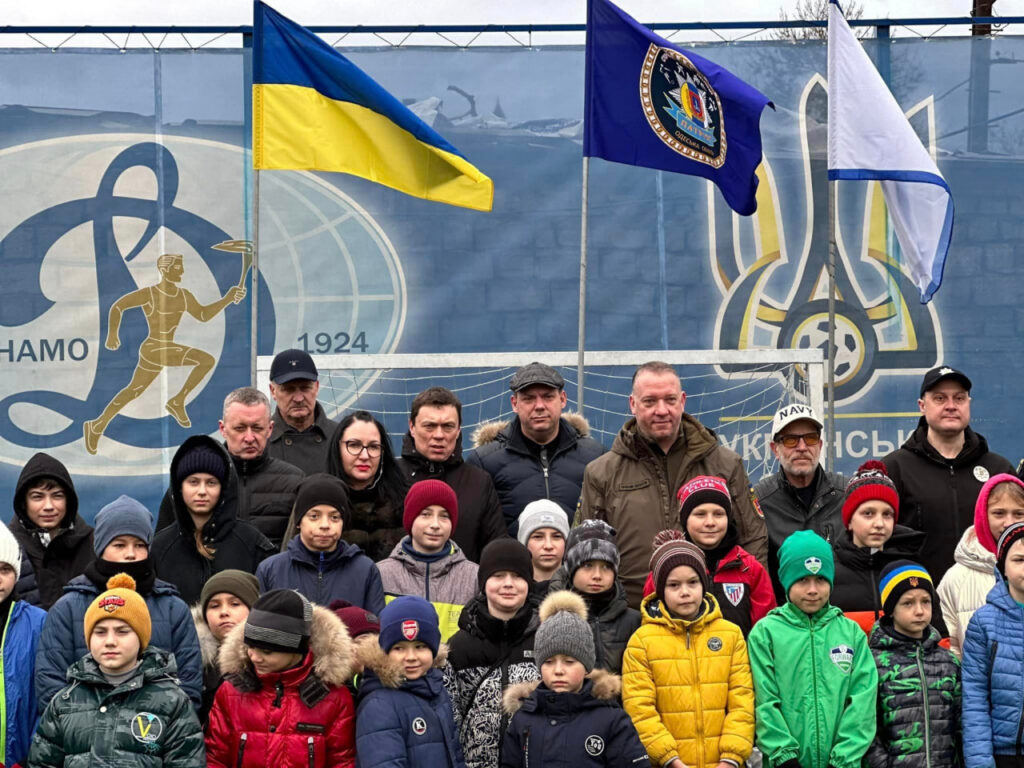 Пройшов захід в рамках соціального проєкту «Динамо – дітям України», який відвідав начальник ОдРВА Юрій Крук
