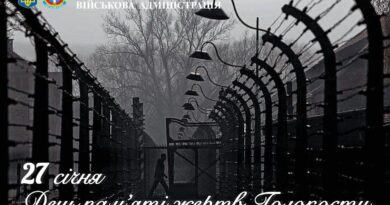 27 січня — Міжнародний день пам’яті жертв Голокосту.